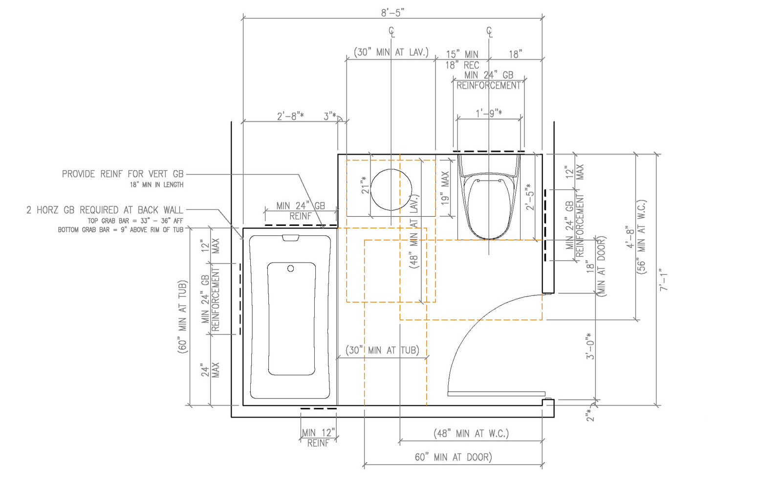 Residential ADA Bathroom Requirements